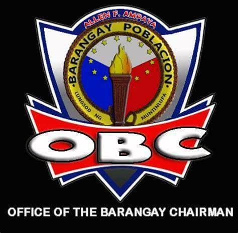 Office of the Barangay Chairman Poblacion .